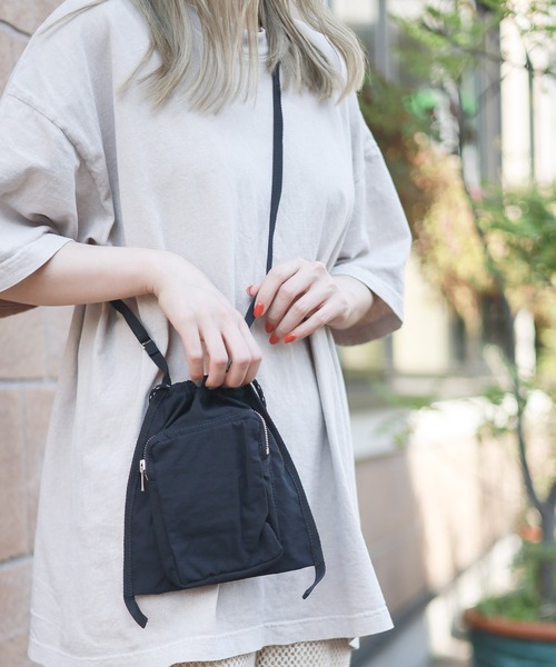 NO WAY(ノーウェイ)の「/implress(インプレス)/vsqueeze shoulder bag(ショルダーバッグ・レディース・ネイビー/ベージュ/レッド/グレー/マスタード/カーキ/ブラック・FREE)」の16枚目の写真