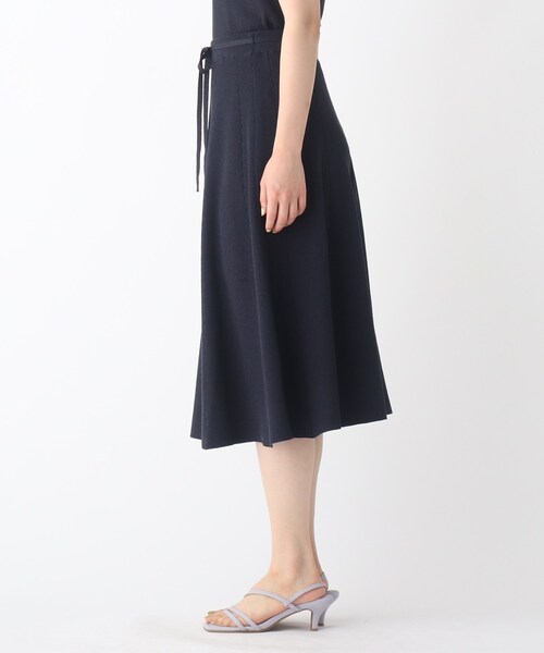index（インデックス）の「◆ラメニットアップフレアスカート【WEB限定サイズ】（スカート・レディース・グリーン系その他5/ベージュ系9/ネイビー系5・36/38/40/42）」の5枚目の写真