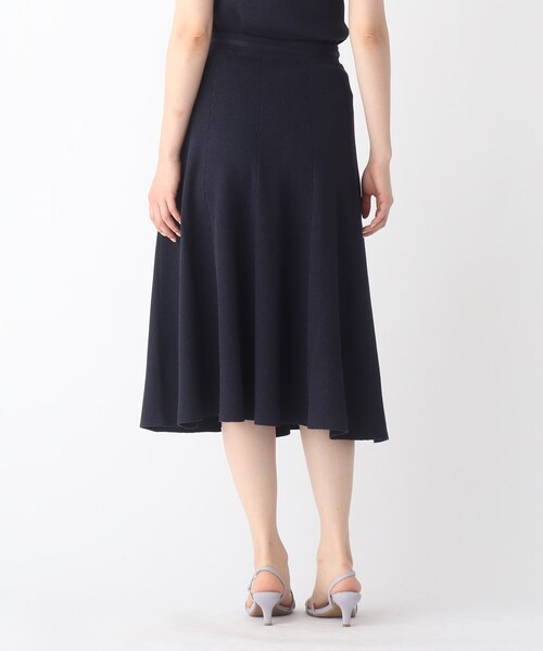 index（インデックス）の「◆ラメニットアップフレアスカート【WEB限定サイズ】（スカート・レディース・グリーン系その他5/ベージュ系9/ネイビー系5・36/38/40/42）」の6枚目の写真