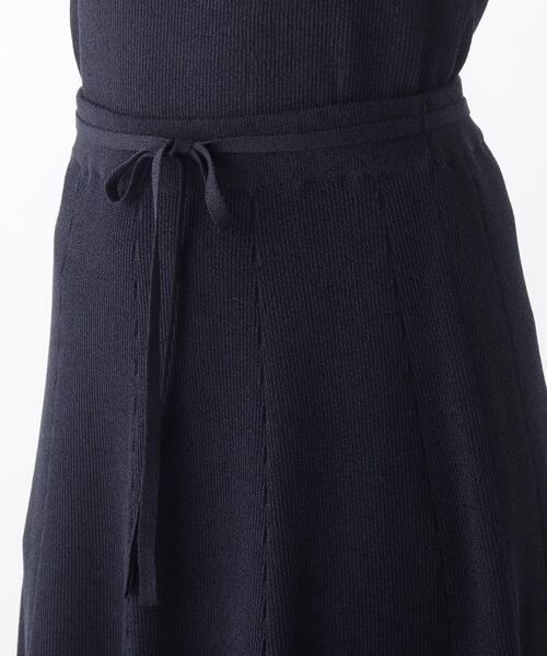 index（インデックス）の「◆ラメニットアップフレアスカート【WEB限定サイズ】（スカート・レディース・グリーン系その他5/ベージュ系9/ネイビー系5・36/38/40/42）」の7枚目の写真