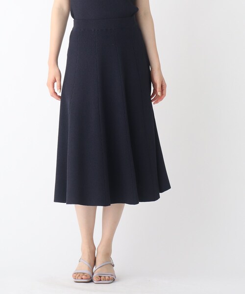 index（インデックス）の「◆ラメニットアップフレアスカート【WEB限定サイズ】（スカート・レディース・グリーン系その他5/ベージュ系9/ネイビー系5・36/38/40/42）」の14枚目の写真