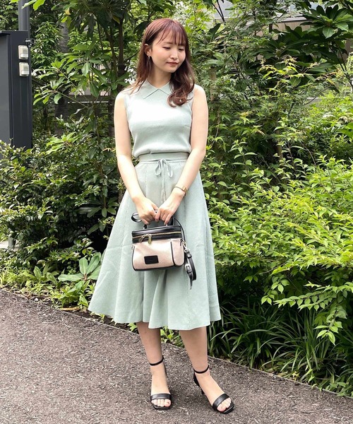 index（インデックス）の「◆ラメニットアップフレアスカート【WEB限定サイズ】（スカート・レディース・グリーン系その他5/ベージュ系9/ネイビー系5・36/38/40/42）」の21枚目の写真