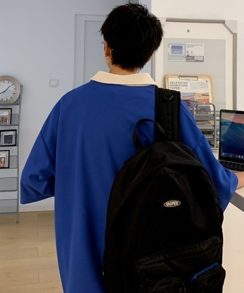 MGV(エムジーヴィー)の「'フロント2つボタンポロシャツ(ポロシャツ・メンズ・ブルー/グリーン/ベージュ・MEDIUM/LARGE/X-LARGE)」の12枚目の写真