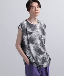 HARE | マーブルガラノースリーブカットソー(HARE)(タンクトップ)