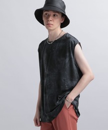 HARE | マーブルガラノースリーブカットソー(HARE)(タンクトップ)