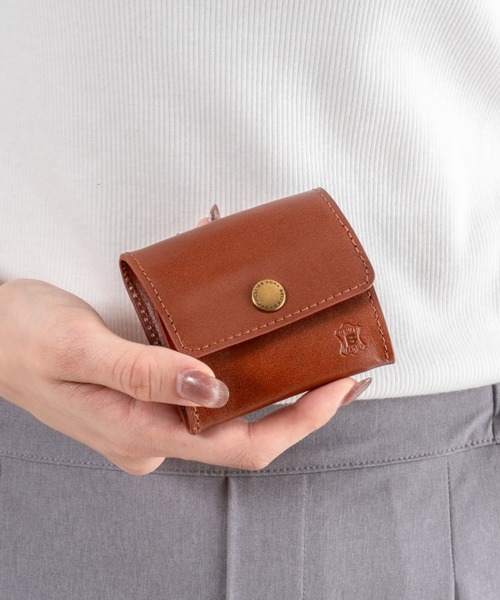 BELLIES YORK(ベリーズヨーク)の「【BELLIES YORK/ベリーズヨーク】コインケース 小銭入れ イタリア牛革(コインケース・レディース・ブラウン/ブラック・FREE)」の2枚目の写真