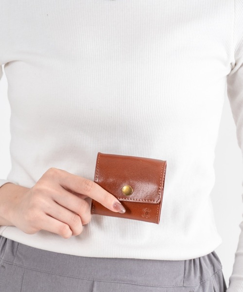 BELLIES YORK(ベリーズヨーク)の「【BELLIES YORK/ベリーズヨーク】コインケース 小銭入れ イタリア牛革(コインケース・レディース・ブラウン/ブラック・FREE)」の9枚目の写真