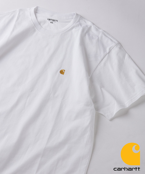 Carhartt WIP（カーハートダブリューアイピー）の「【CARHARTT WIP / カーハート ダブリューアイピー】CHASE Tシャツ（Tシャツ/カットソー・メンズ・ホワイト/ブラック/グレー/ライトグリーン・LARGE/XX-LARGE/X-LARGE）」の2枚目の写真