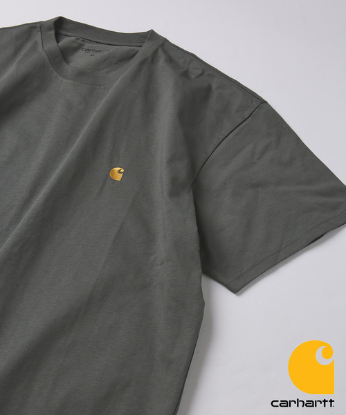 Carhartt WIP（カーハートダブリューアイピー）の「【CARHARTT WIP / カーハート ダブリューアイピー】CHASE Tシャツ（Tシャツ/カットソー・メンズ・ホワイト/ブラック/グレー/ライトグリーン・LARGE/XX-LARGE/X-LARGE）」の4枚目の写真