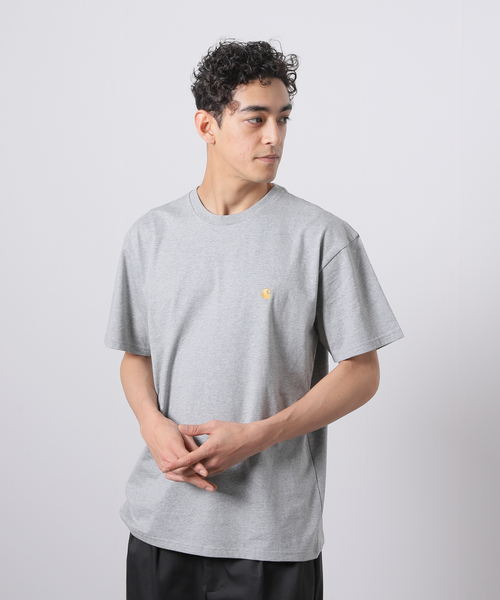 Carhartt WIP（カーハートダブリューアイピー）の「【CARHARTT WIP / カーハート ダブリューアイピー】CHASE Tシャツ（Tシャツ/カットソー・メンズ・ホワイト/ブラック/グレー/ライトグリーン・LARGE/XX-LARGE/X-LARGE）」の11枚目の写真