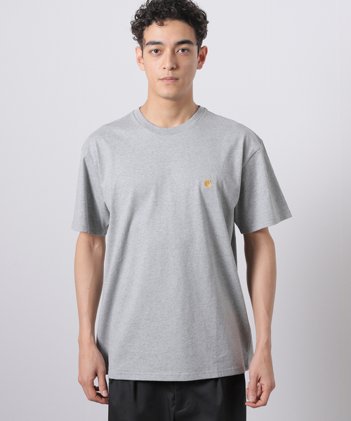Carhartt WIP（カーハートダブリューアイピー）の「【CARHARTT WIP / カーハート ダブリューアイピー】CHASE Tシャツ（Tシャツ/カットソー・メンズ・ホワイト/ブラック/グレー/ライトグリーン・LARGE/XX-LARGE/X-LARGE）」の9枚目の写真