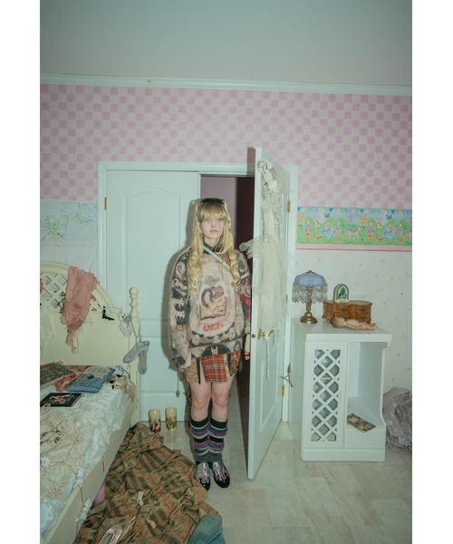 rurumu:（ルルムウ）の「rurumu:/ルルムウ/patchwork oversized shirts