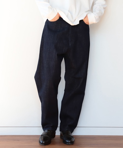 BEAMS LIGHTS(ビームスライツ)の「BEAMS LIGHTS / ハイウエスト デニム(デニムパンツ・メンズ・インディゴブルー/ブラック・3/1/4/2)」の13枚目の写真