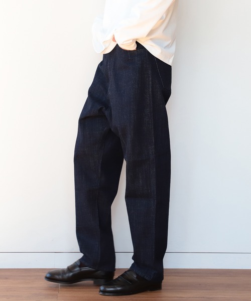 BEAMS LIGHTS(ビームスライツ)の「BEAMS LIGHTS / ハイウエスト デニム(デニムパンツ・メンズ・インディゴブルー/ブラック・3/1/4/2)」の14枚目の写真