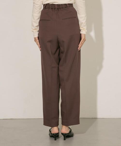 KBF（ケイビーエフ）の「センタープレスWIDEスラックス（その他パンツ・レディース・ダークブラウン/オフホワイト/グリーン/ラベンダー/ブラック・ONE）」の17枚目の写真