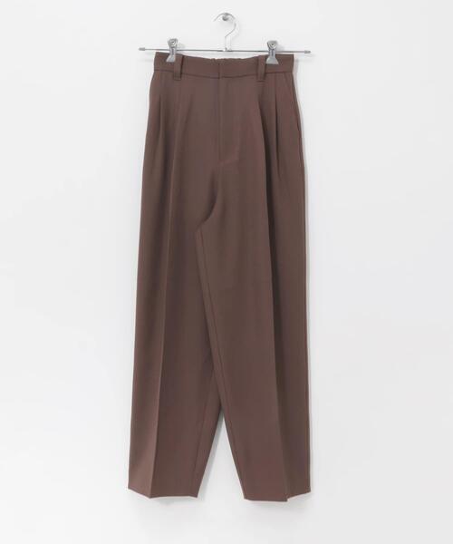 KBF（ケイビーエフ）の「センタープレスWIDEスラックス（その他パンツ・レディース・ダークブラウン/オフホワイト/グリーン/ラベンダー/ブラック・ONE）」の18枚目の写真