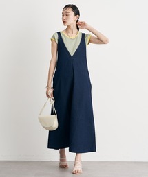 earth music&ecology | デニムジャンスカ(ジャンパースカート)