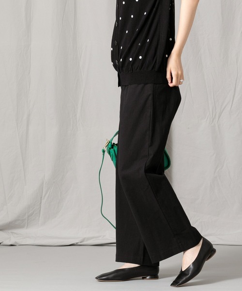 Gready Brilliant（グレディブリリアン）の「Ｃストレッチワイドパンツ（その他パンツ・レディース・ブラック/オフホワイト/ピンク・FREE）」の15枚目の写真