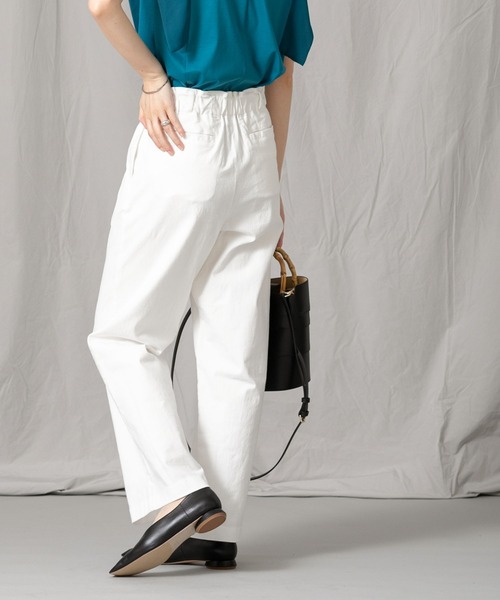 Gready Brilliant（グレディブリリアン）の「Ｃストレッチワイドパンツ（その他パンツ・レディース・ブラック/オフホワイト/ピンク・FREE）」の19枚目の写真