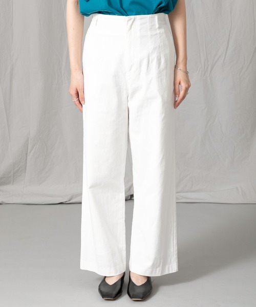 Gready Brilliant（グレディブリリアン）の「Ｃストレッチワイドパンツ（その他パンツ・レディース・ブラック/オフホワイト/ピンク・FREE）」の18枚目の写真