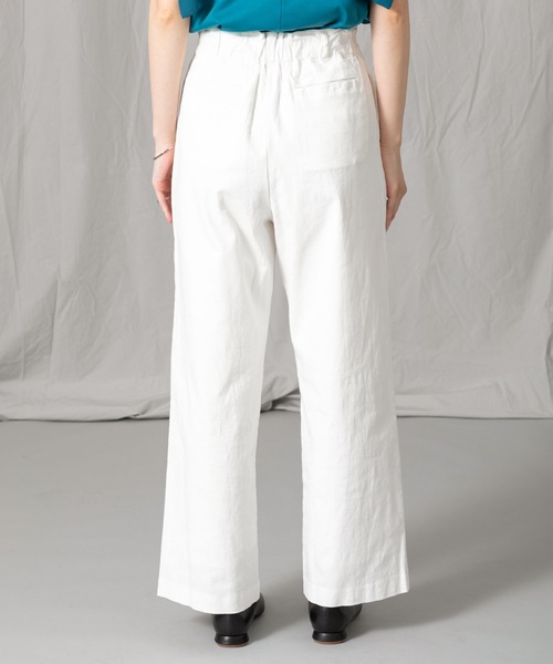 Gready Brilliant（グレディブリリアン）の「Ｃストレッチワイドパンツ（その他パンツ・レディース・ブラック/オフホワイト/ピンク・FREE）」の12枚目の写真