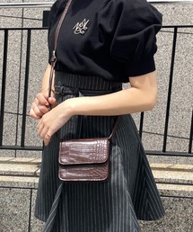 one after another NICE CLAUP | 【2022AWアイテム】マイクロクロコミニバッグ(ショルダーバッグ)