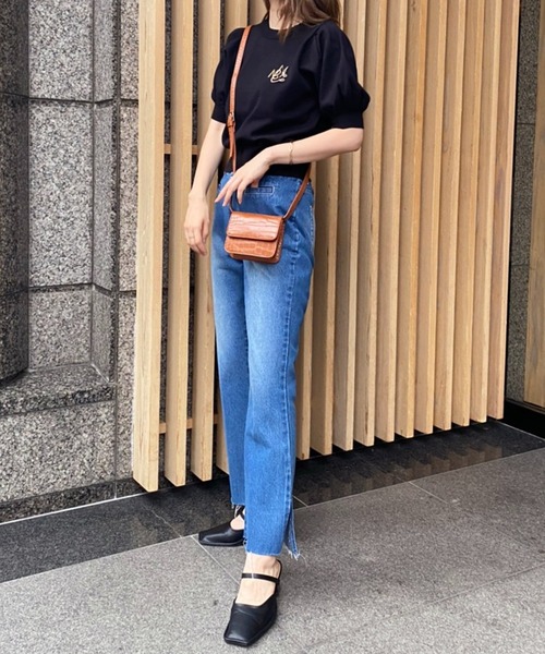 one after another NICE CLAUP（ワンアフターアナザーナイスクラップ）の「【2022AWアイテム】マイクロクロコミニバッグ（ショルダーバッグ・レディース・キャメル/ダークブラウン/レッド・FREE）」の20枚目の写真