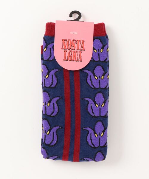 NOSTALGICA（ノスタルジカ）の「【 NOSTALGICA 】 ノスタルジカ オリジナル ジャガードハイソックス A（ソックス/靴下・レディース・その他1/その他2/その他3/その他4/その他5/その他6/その他7・23-25cm）」の5枚目の写真