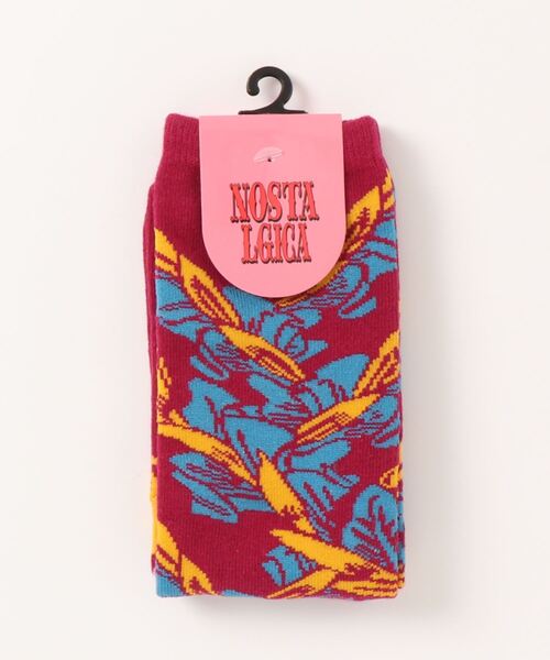 NOSTALGICA（ノスタルジカ）の「【 NOSTALGICA 】 ノスタルジカ オリジナル ジャガードハイソックス A（ソックス/靴下・レディース・その他1/その他2/その他3/その他4/その他5/その他6/その他7・23-25cm）」の6枚目の写真