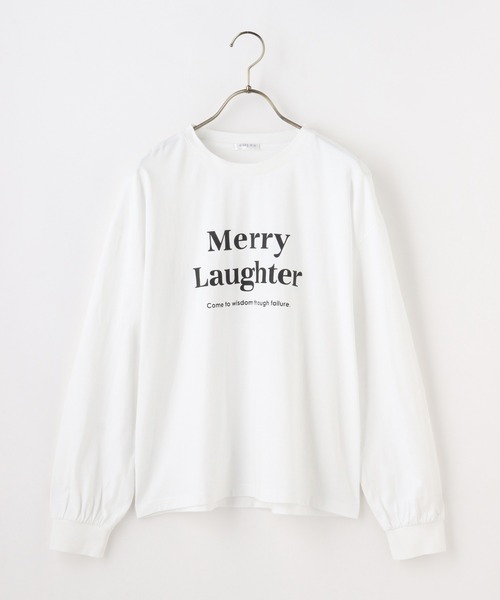 Honeys(ハニーズ)の「ロゴTシャツ(Tシャツ/カットソー・レディース・レッド/ホワイト×レッド/ホワイト/ブラック/グリーン/杢グレー・L/S/M)」の10枚目の写真