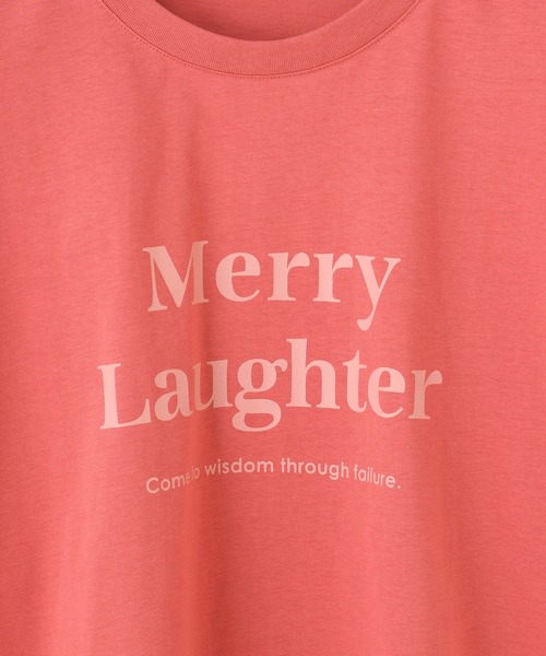 Honeys(ハニーズ)の「ロゴTシャツ(Tシャツ/カットソー・レディース・レッド/ホワイト×レッド/ホワイト/ブラック/グリーン/杢グレー・L/S/M)」の21枚目の写真