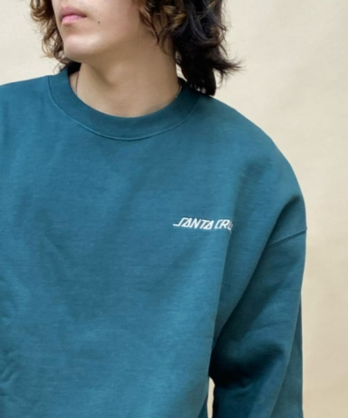 SANTA CRUZ（サンタクルーズ）の「【ムラサキスポーツ別注 WEB限定】SANTACRUZ/サンタクルーズ オーバーサイズ バックロゴ スウェット/スクリ―ミングハンド アーカイブロゴトレーナー 502223307（スウェット・メンズ・ブラック/グレー/ホワイト/グリーン・XL/L/M）」の21枚目の写真