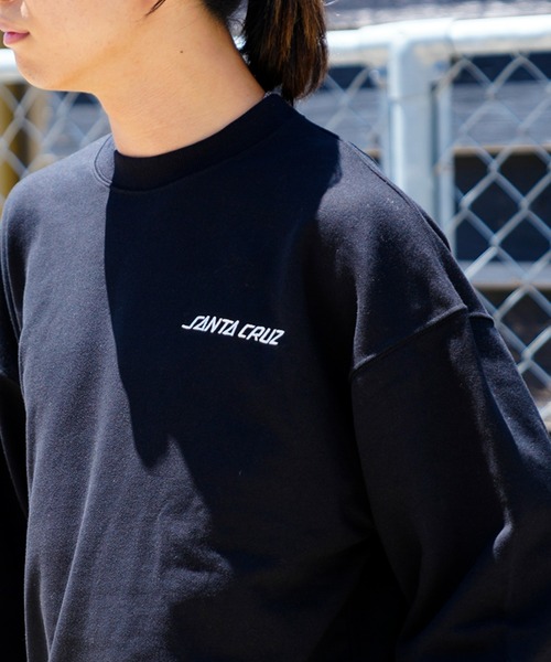 SANTA CRUZ（サンタクルーズ）の「【ムラサキスポーツ別注 WEB限定】SANTACRUZ/サンタクルーズ オーバーサイズ バックロゴ スウェット/スクリ―ミングハンド アーカイブロゴトレーナー 502223307（スウェット・メンズ・ブラック/グレー/ホワイト/グリーン・XL/L/M）」の8枚目の写真