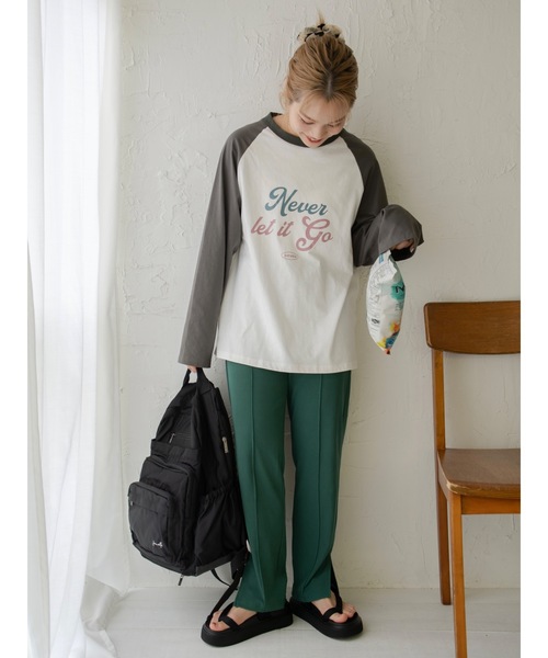 JUMELLE（ジュメロ）の「ロゴラグランT（Tシャツ/カットソー・レディース・ホワイト・FREE）」の6枚目の写真