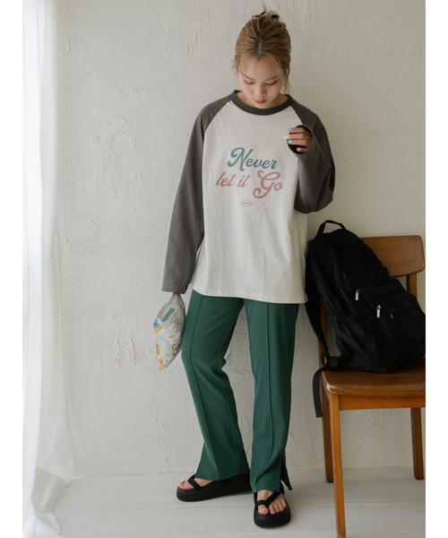 JUMELLE（ジュメロ）の「ロゴラグランT（Tシャツ/カットソー・レディース・ホワイト・FREE）」の7枚目の写真