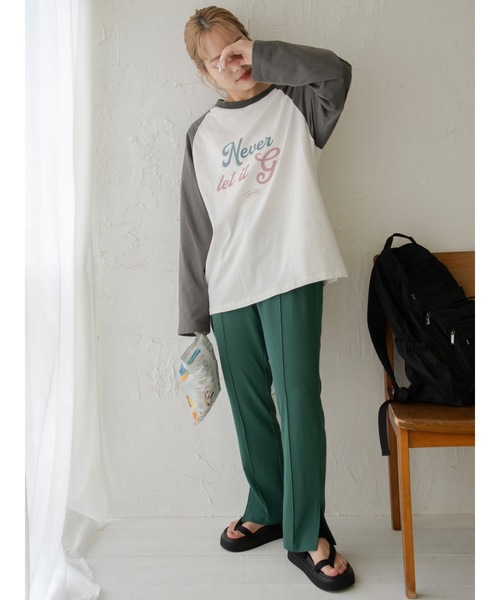 JUMELLE（ジュメロ）の「ロゴラグランT（Tシャツ/カットソー・レディース・ホワイト・FREE）」の8枚目の写真