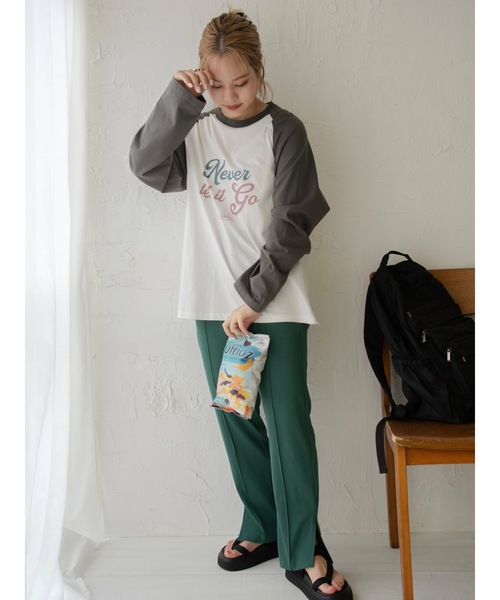 JUMELLE（ジュメロ）の「ロゴラグランT（Tシャツ/カットソー・レディース・ホワイト・FREE）」の9枚目の写真