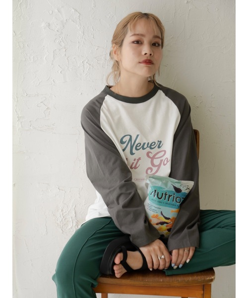 JUMELLE（ジュメロ）の「ロゴラグランT（Tシャツ/カットソー・レディース・ホワイト・FREE）」の12枚目の写真