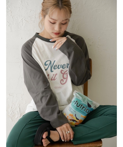 JUMELLE（ジュメロ）の「ロゴラグランT（Tシャツ/カットソー・レディース・ホワイト・FREE）」の13枚目の写真