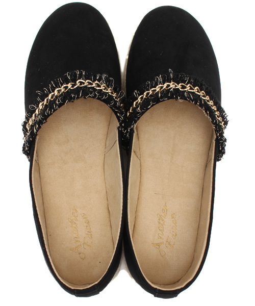 Another Edition（アナザーエディション）の「フリンジテープスリッポン/ AEBC FRNG Tape SlipOn◆（その他シューズ・レディース・オフホワイト/コバルトブルー/ブラック・MEDIUM/SMALL/LARGE）」の8枚目の写真