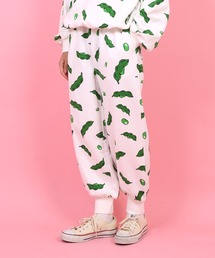 フード総柄スウェットパンツ