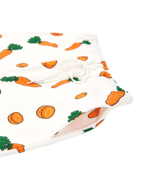 PUNYUS(プニュズ)の「フード総柄スウェットパンツ(スウェットパンツ・レディース・イエロー/オレンジ/グリーン・1/2/4/3)」の9枚目の写真