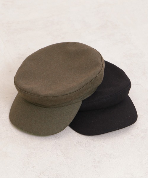 NATURAL BEAUTY BASIC(ナチュラルビューティーベーシック)の「ウインターマリンキャスケット(キャスケット・レディース・ブラック/ブラウン・FREE)」の2枚目の写真