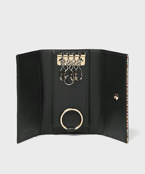 Paul Smith（ポールスミス）の「ストライプポイント キーケース / 873301 P752N（キーケース/キーアクセサリー・メンズ・ブラック/ネイビー/ブラウン・FREE）」の4枚目の写真