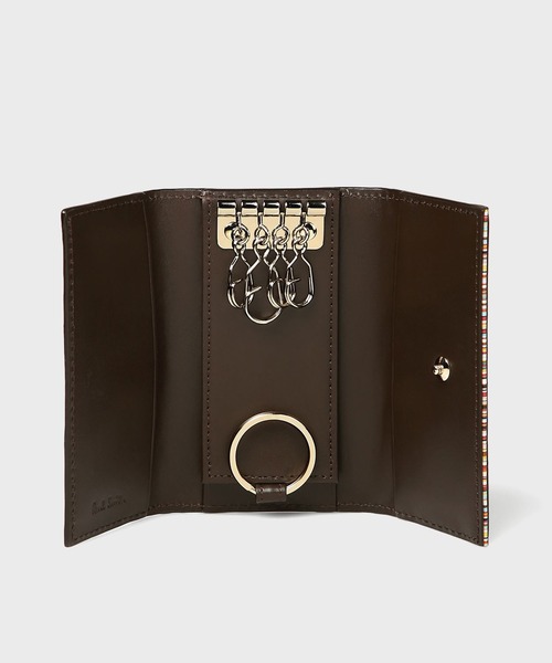 Paul Smith（ポールスミス）の「ストライプポイント キーケース / 873301 P752N（キーケース/キーアクセサリー・メンズ・ブラック/ネイビー/ブラウン・FREE）」の7枚目の写真