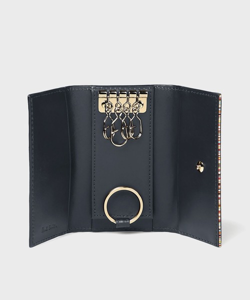 Paul Smith（ポールスミス）の「ストライプポイント キーケース / 873301 P752N（キーケース/キーアクセサリー・メンズ・ブラック/ネイビー/ブラウン・FREE）」の10枚目の写真