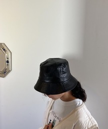 AS KNOW AS plus | エコレザー バケットハット(ハット)