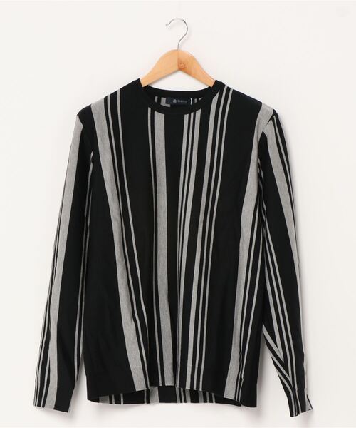 NANO universe（ナノユニバース）の「長袖ニット（ニット/セーター・メンズ・ブラック・M）」の3枚目の写真