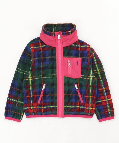 POLO RALPH LAUREN CHILDRENSWEAR（ポロ ラルフ ローレン チルドレンズウェア）の「プラッド ロゴ フリース ジャケット（その他アウター・キッズ・マルチ・4/6）」の3枚目の写真