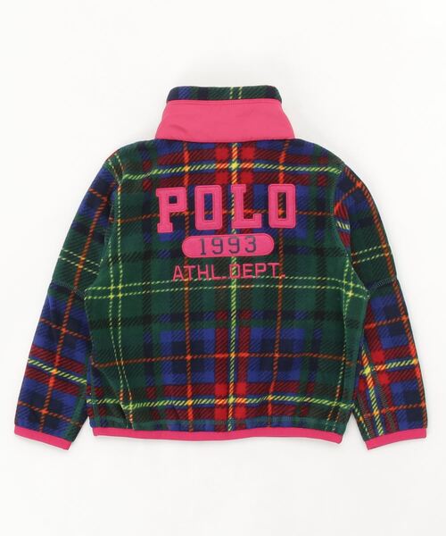 POLO RALPH LAUREN CHILDRENSWEAR（ポロ ラルフ ローレン チルドレンズウェア）の「プラッド ロゴ フリース ジャケット（その他アウター・キッズ・マルチ・4/6）」の4枚目の写真